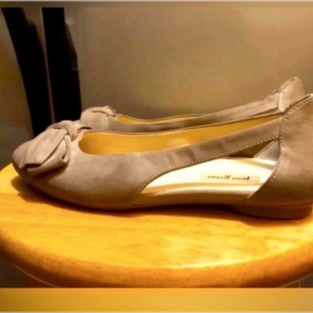 Paul Green Taupe Ballet Flats 4.5 uk